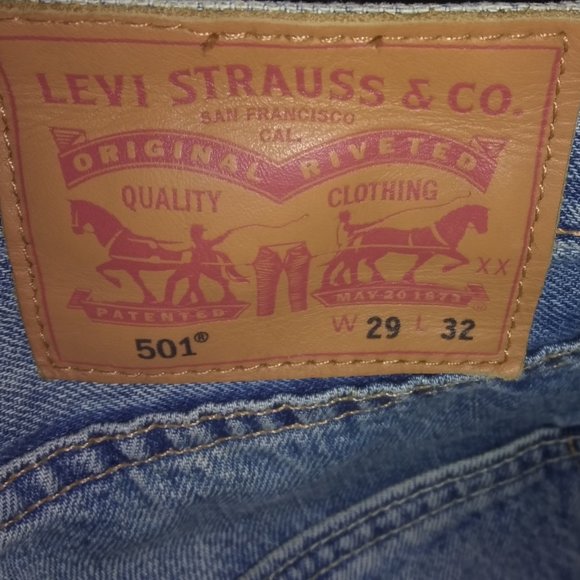 Original 501 Levi's selvedge denim Jeans - Picture 12 of 16